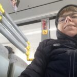 Selfie von Simone Leuenberger im Postauto
